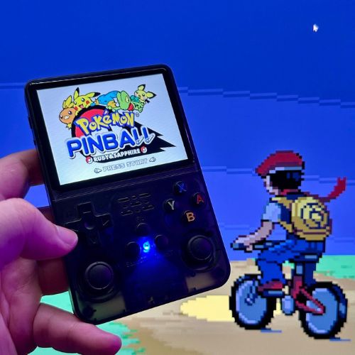 Retrotronix Pocket – Portable Handheld Retro Gaming Console with 20,000+ Classic Games | 3.5” HD Screen, Long Battery Life & Dual Control Joysticks