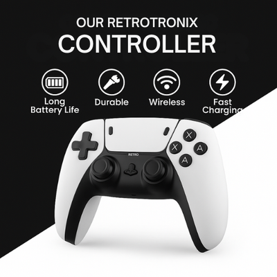 Retrotronix Pro Console – 4K Plug & Play Retro Gaming System (20,000+ Games)
